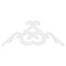 Ekena Millwork Pitch Benson Architectural Grade PVC Gable Pediment, 36"W x 16 1/2"H x 1"P (11/12) GPP036X017X100BEN - alternate 5